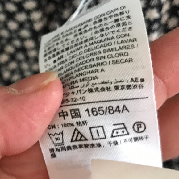 Vintage 90s Mini Dress Gap Floral Print Daisy Coquette Navy/white XS - Picture 4 of 5